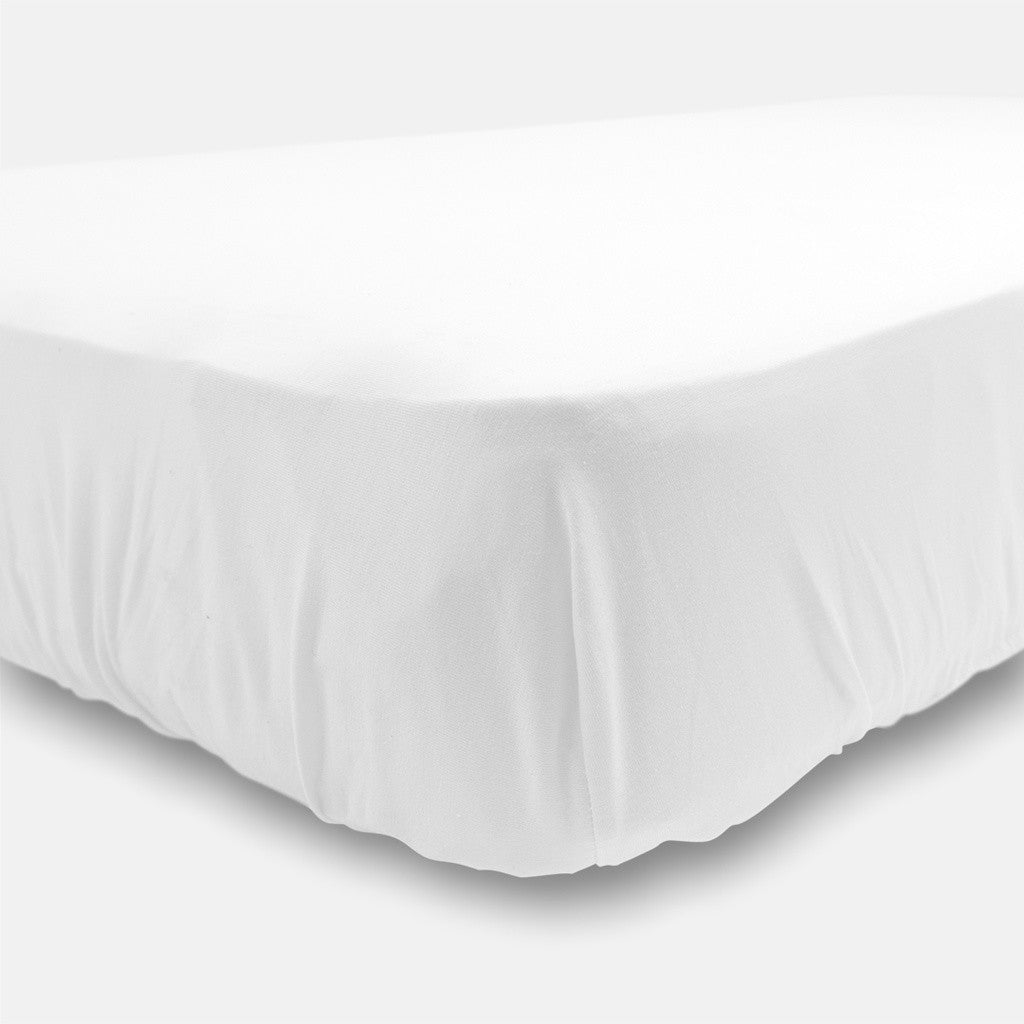 Boho Flower and Stripes Jersey Fitted Crib Sheet