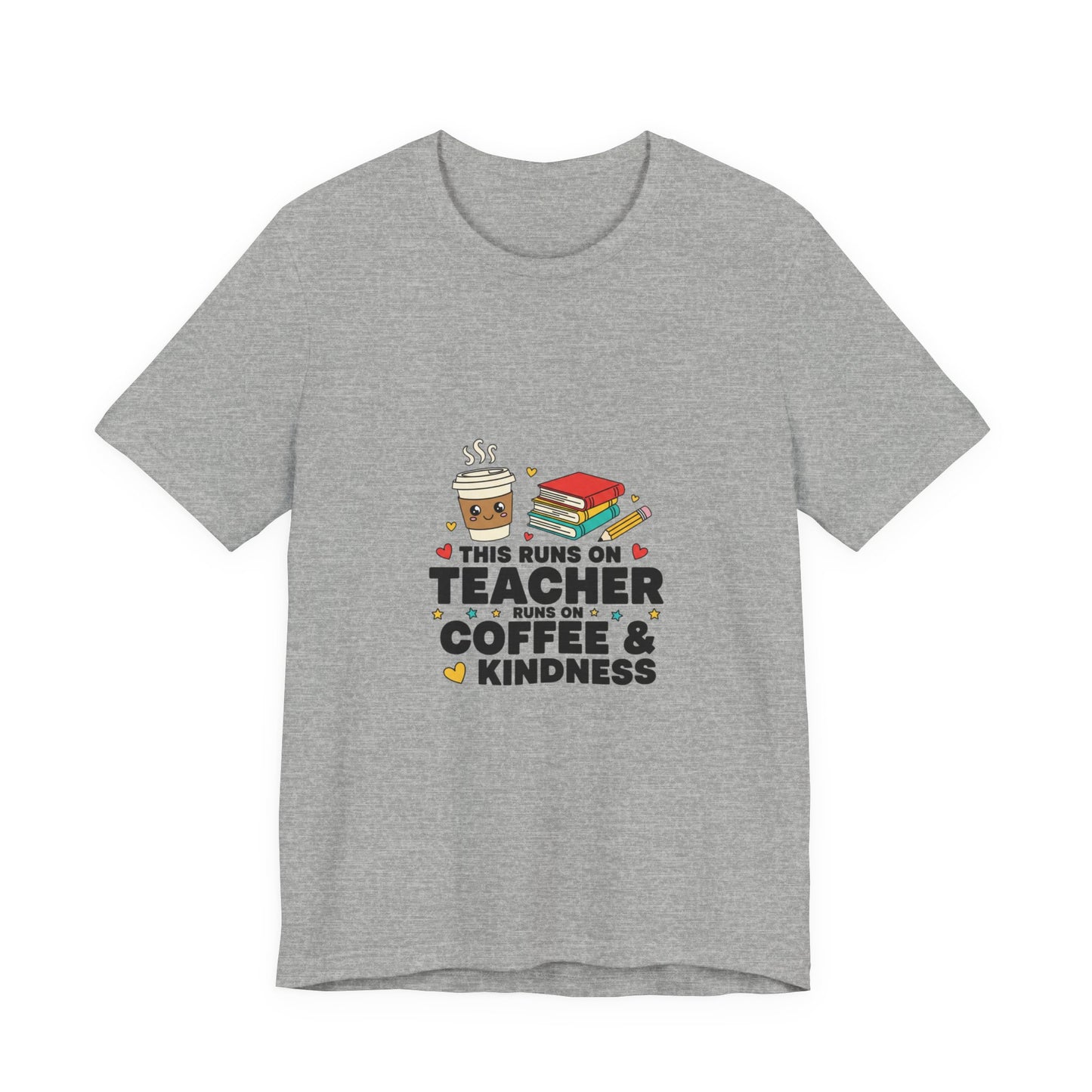 This Runs on Teacher Coffee & Kindness T-Shirt | Teacher Appreciation, Teacher Life