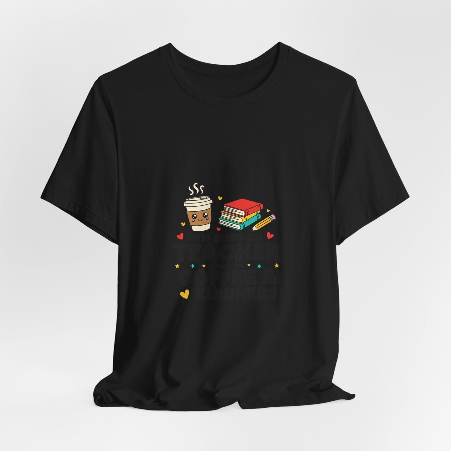This Runs on Teacher Coffee & Kindness T-Shirt | Teacher Appreciation, Teacher Life