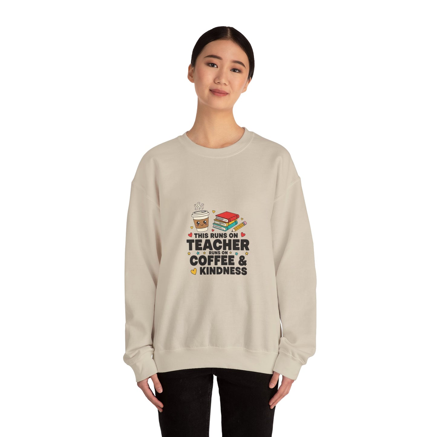 Teacher Coffee & Kindness Sweatshirt | Teacher Appreciation, Teacher Life