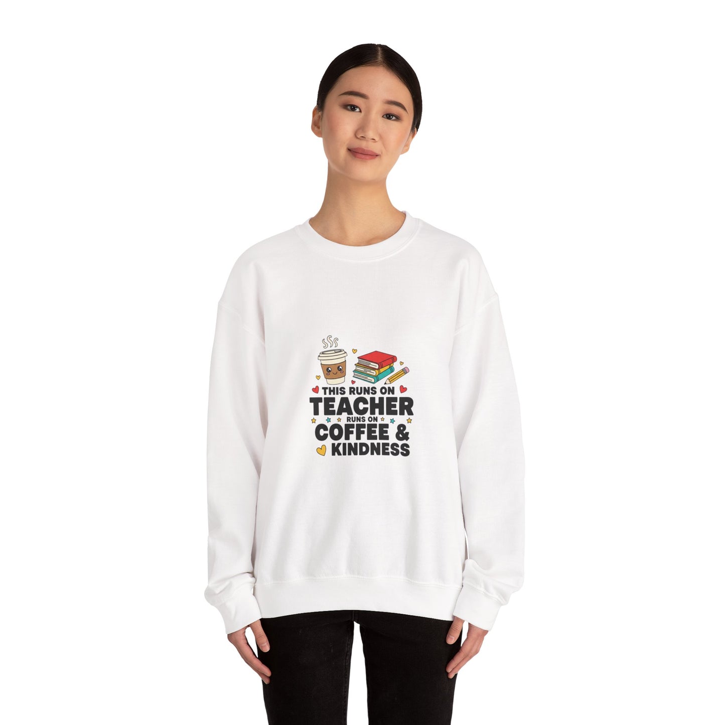 Teacher Coffee & Kindness Sweatshirt | Teacher Appreciation, Teacher Life