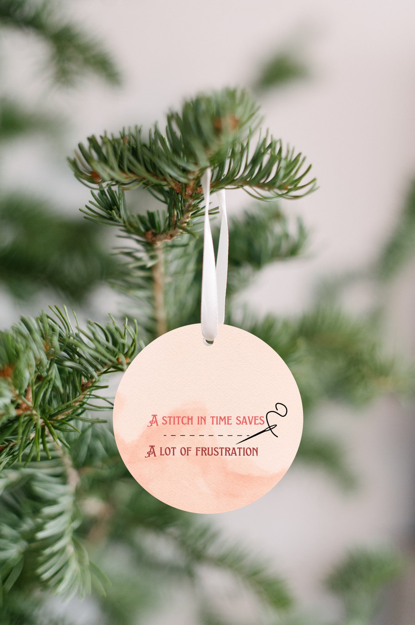 A Stitch in Time Ornament - Get 30% Off When You Buy 10 or More