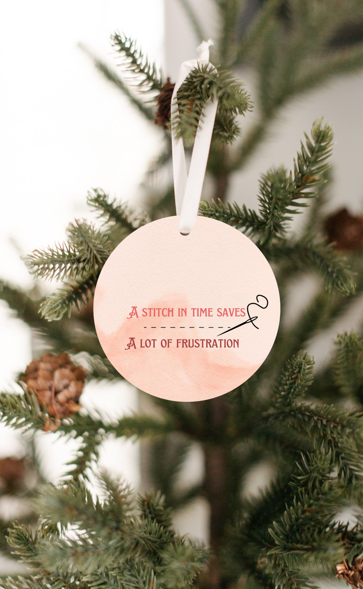 A Stitch in Time Ornament - Get 30% Off When You Buy 10 or More