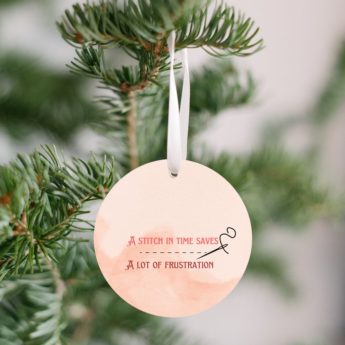 A Stitch in Time Ornament - Get 30% Off When You Buy 10 or More