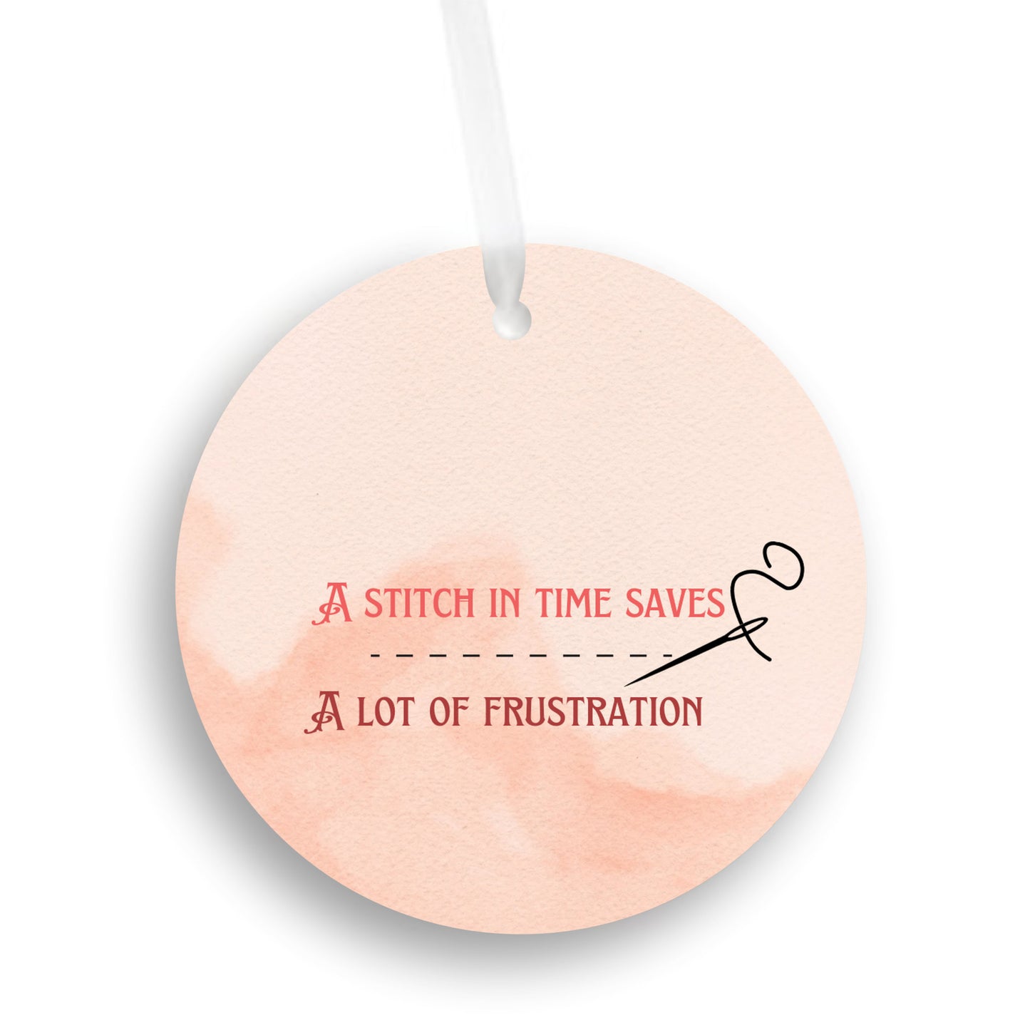 A Stitch in Time Ornament - Get 30% Off When You Buy 10 or More