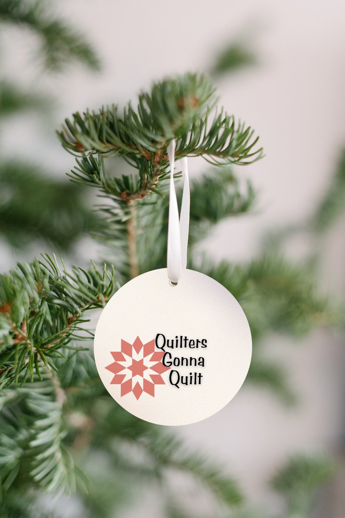 Quilters Gonna Quilt Ornament - Get 30% Off When You Buy 10 or More