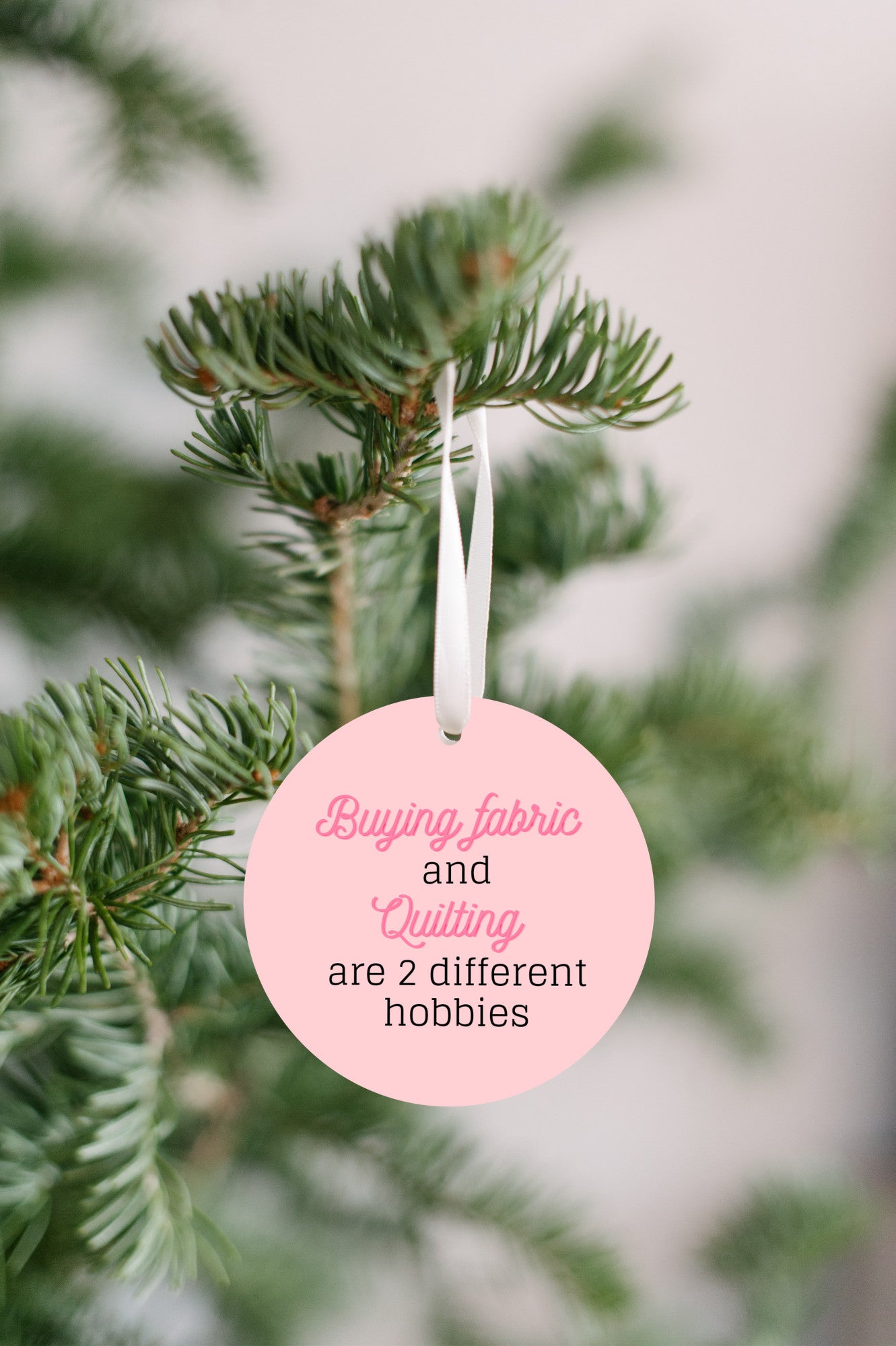 Buying Fabric vs Quilting Ornament - Get 30% Off When You Buy 10 or More