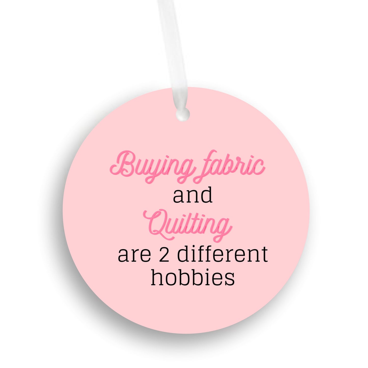 Buying Fabric vs Quilting Ornament - Get 30% Off When You Buy 10 or More