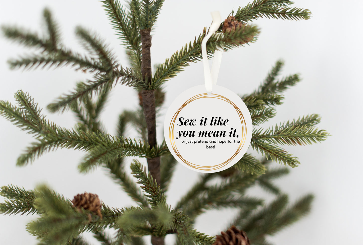 Sew it Like You Mean it Ornament - Get 30% Off When You Buy 10 or More