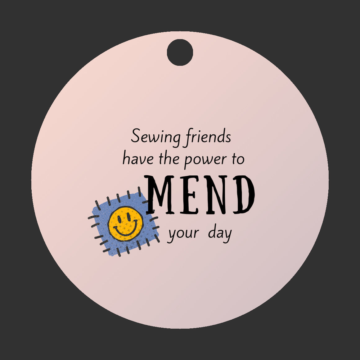 Sewing Friends Have the Power to Mend Your Day Ornament - Get 30% Off When You Buy 10 or More