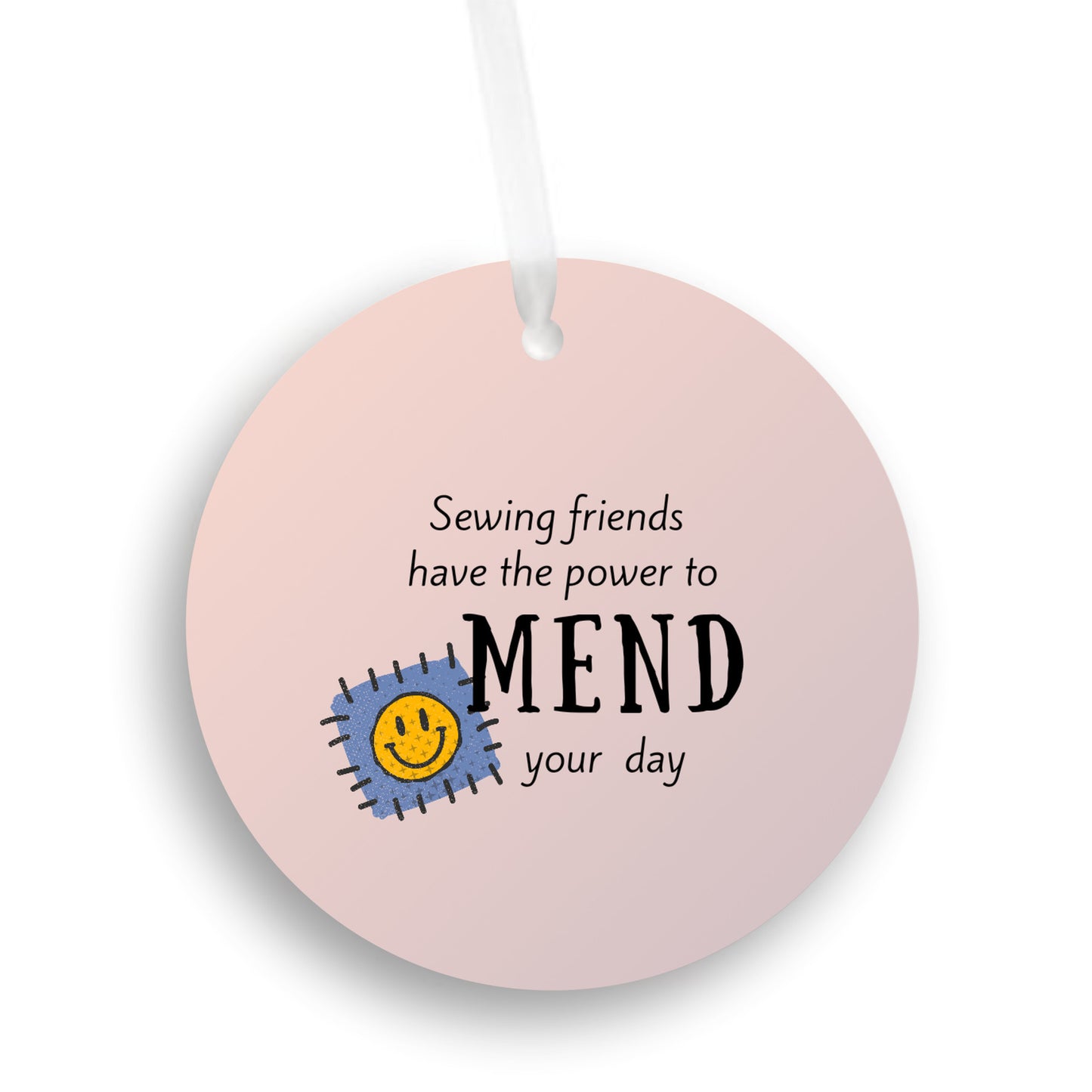 Sewing Friends Have the Power to Mend Your Day Ornament - Get 30% Off When You Buy 10 or More