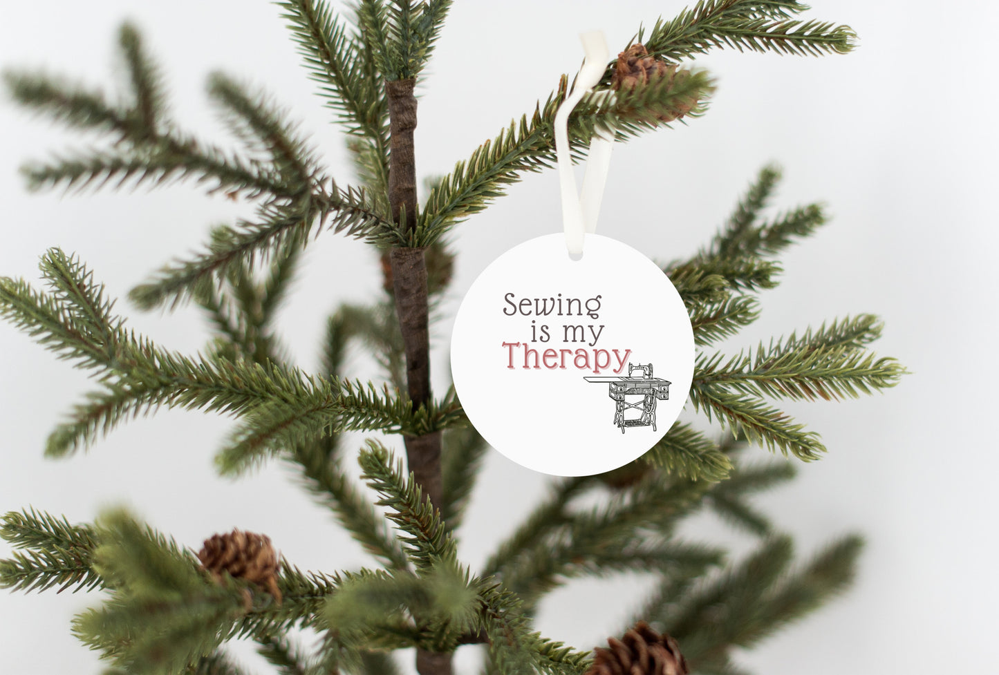 Sewing is My Therapy Ornament - Get 30% Off When You Buy 10 or More