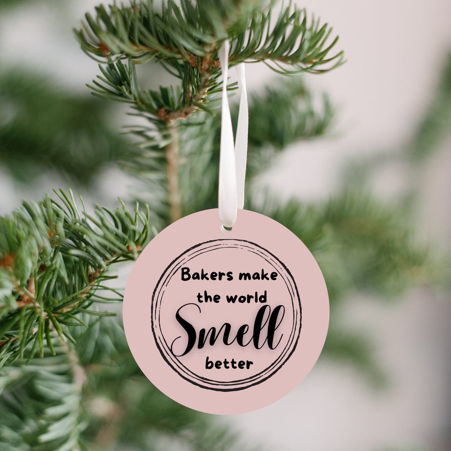 Bakers Make the World Smell Better Ornament- Get 30% Off When You Get 10 or More!