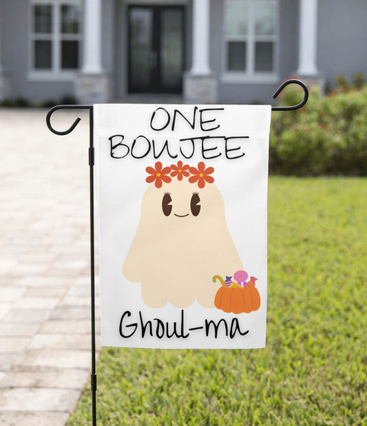 One Boujee Ghoul-ma Halloween Garden Flag