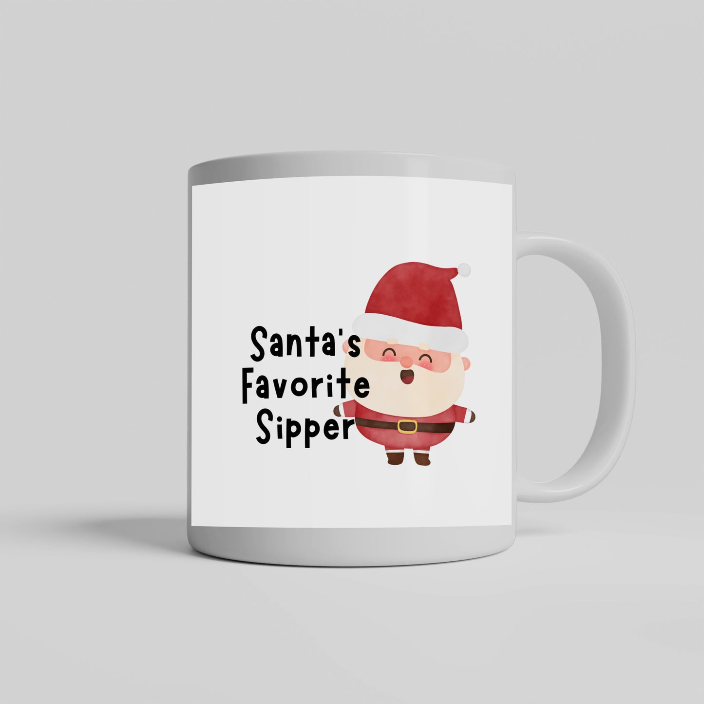 Santa's Favorite Sipper Ceramic Mug