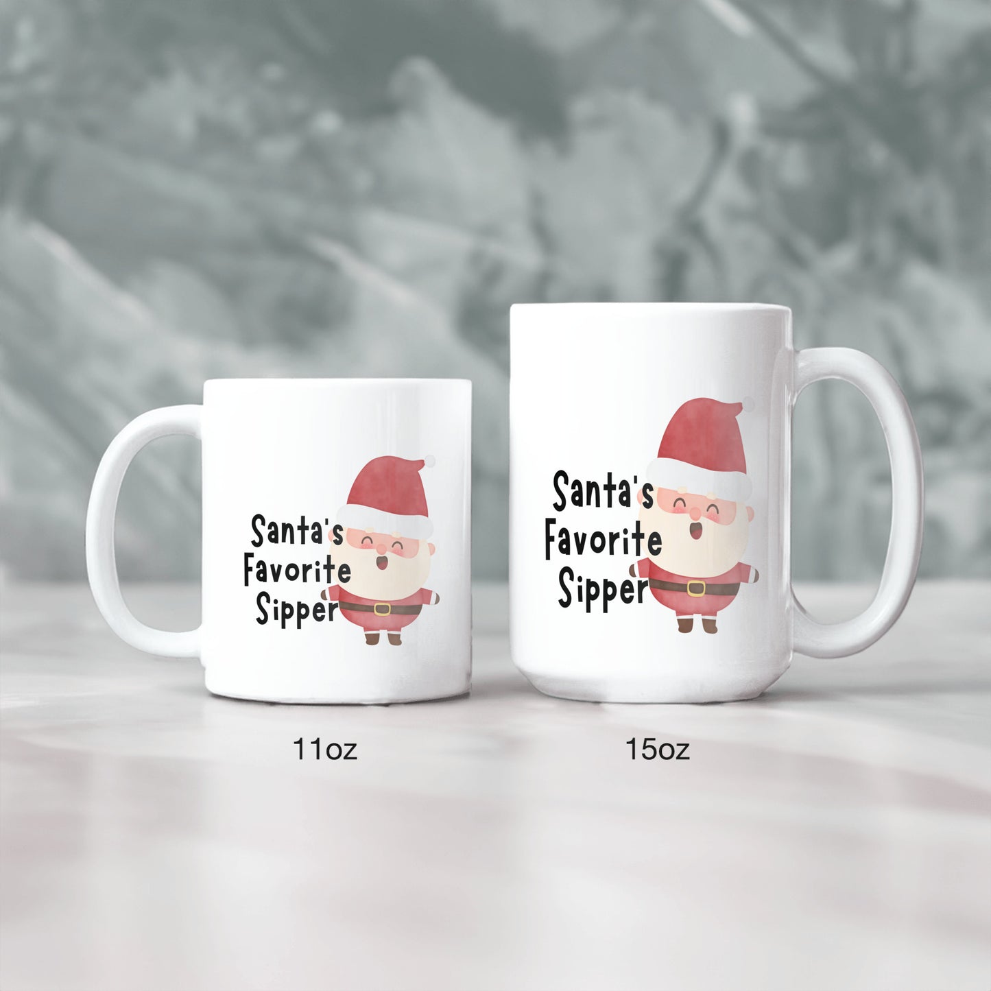 Santa's Favorite Sipper Ceramic Mug