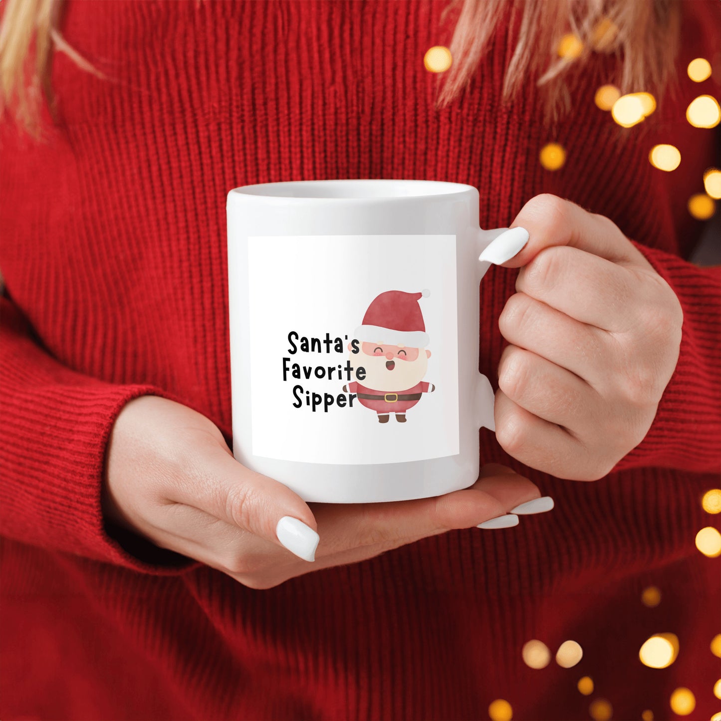 Santa's Favorite Sipper Ceramic Mug