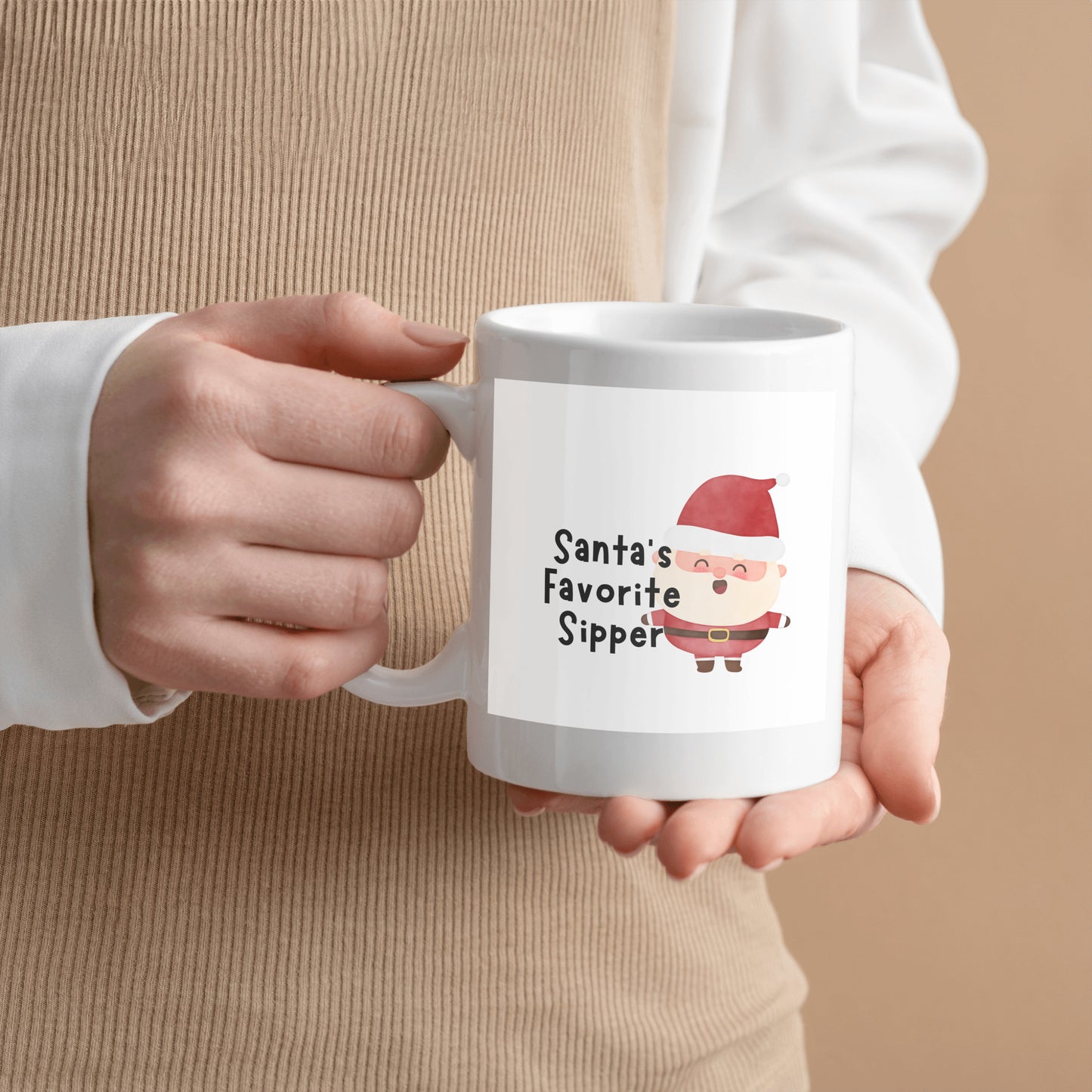 Santa's Favorite Sipper Ceramic Mug