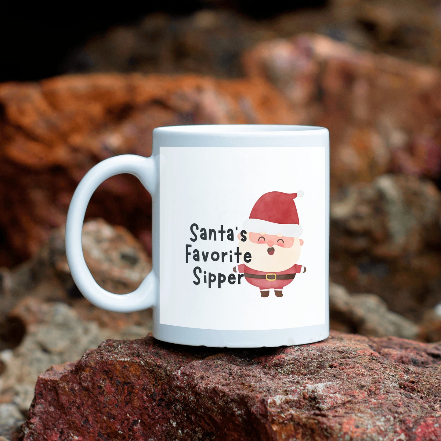 Santa's Favorite Sipper Ceramic Mug